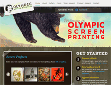 Tablet Screenshot of olympicscreenprinting.com